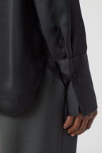 Chemise À Découpes - Black - Femme
