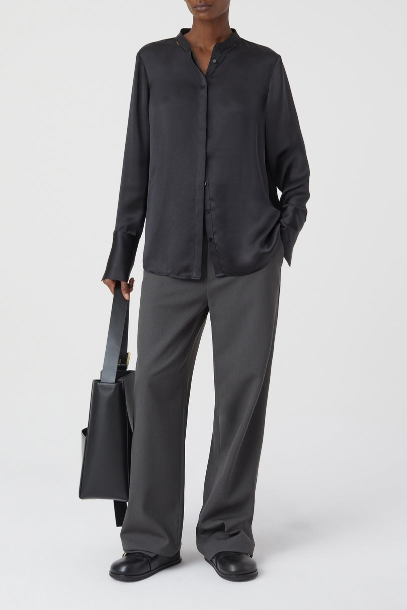 Chemise À Découpes - Black - Femme