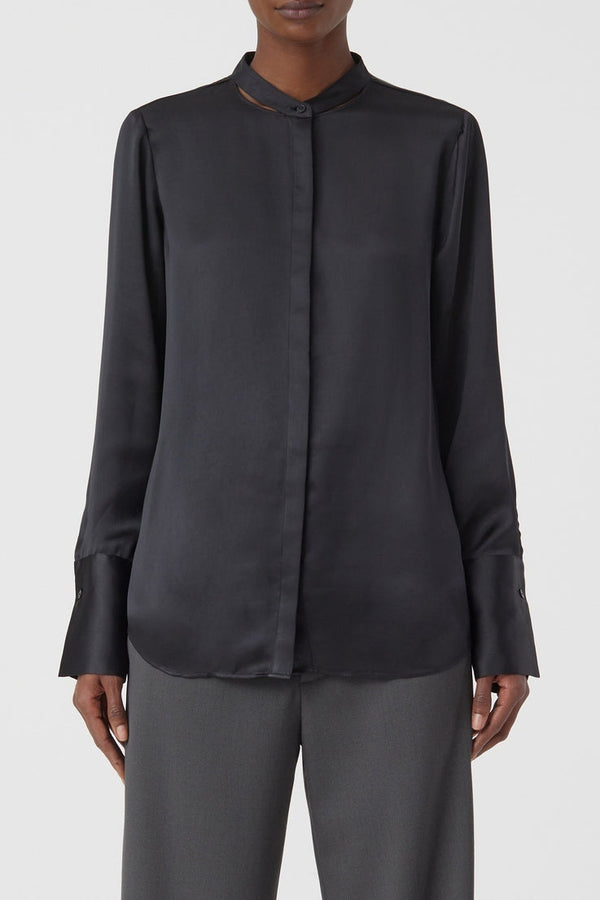 Chemise À Découpes - Black - Femme