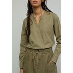 Closed - Chemise Closed Blanche - Ombre Verte - Femme