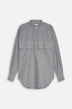 Closed - Chemisier Regular En Coton Biologique - Gris - Femme