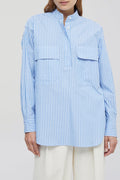 Closed - Chemise Half Placket - Placid Blue - Femme