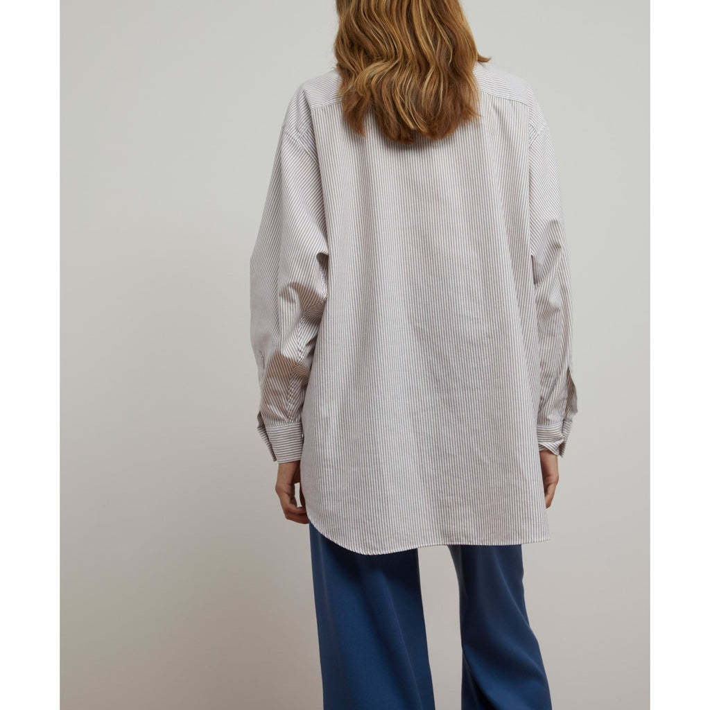 Closed - Blouse Long Chestpocket - Antique Wood - Femme