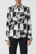 Chemise À Coupe Droite - Black - Femme