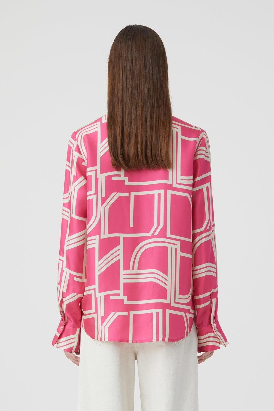 Chemise À Coupe Droite - Fiery Pink - Femme