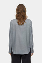 Chemise À Coupe Droite - Dark Grey Melange - Femme