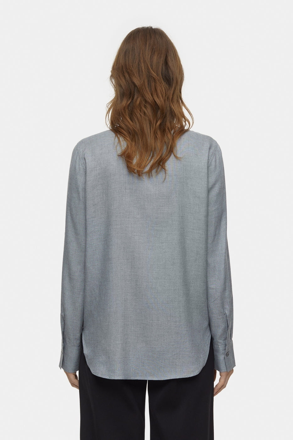 Chemise À Coupe Droite - Dark Grey Melange - Femme