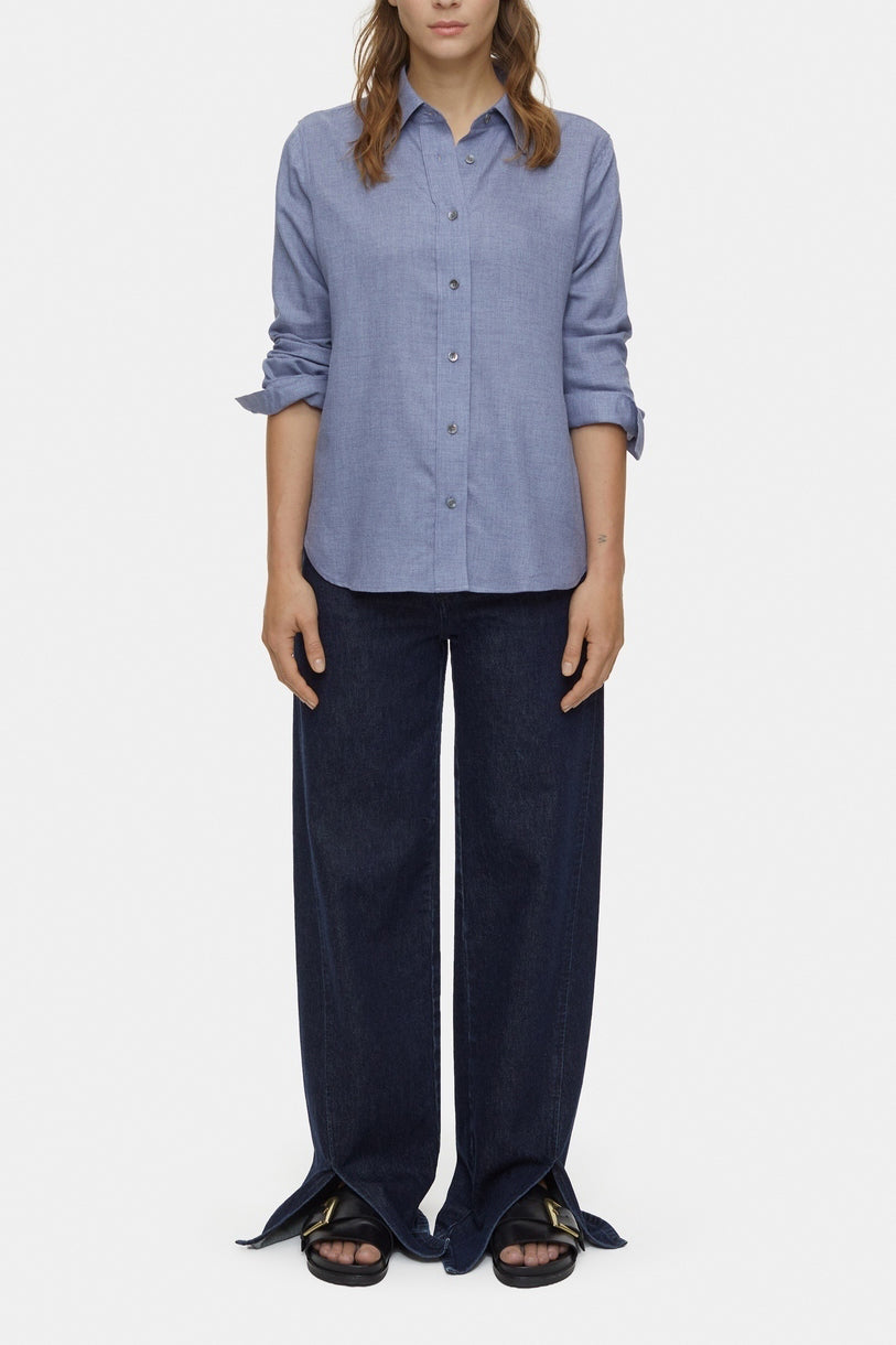 Chemise À Coupe Droite - Dark Night - Femme