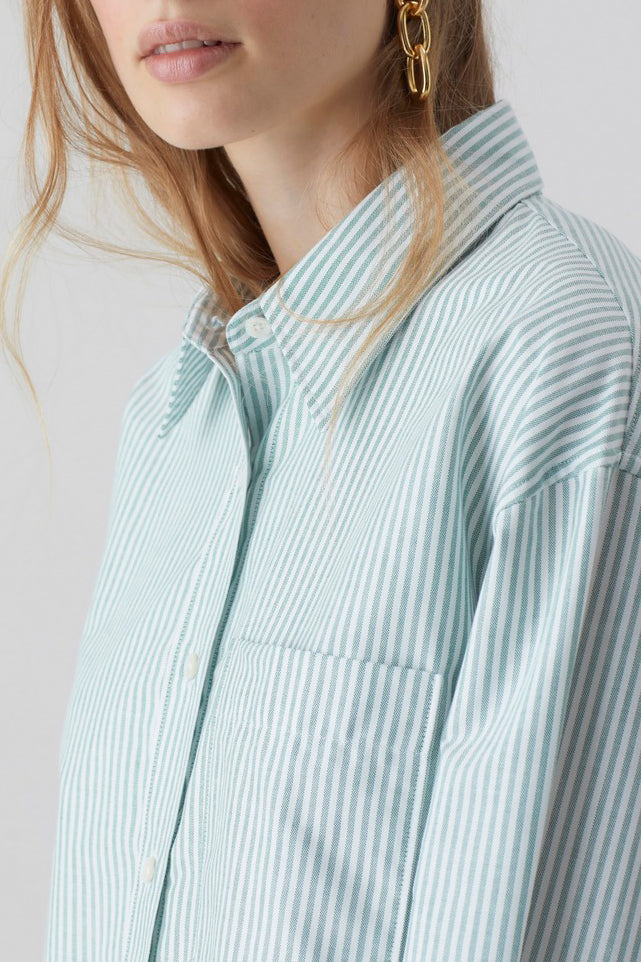 Chemise Surdimensionnée - Green Patina - Femme