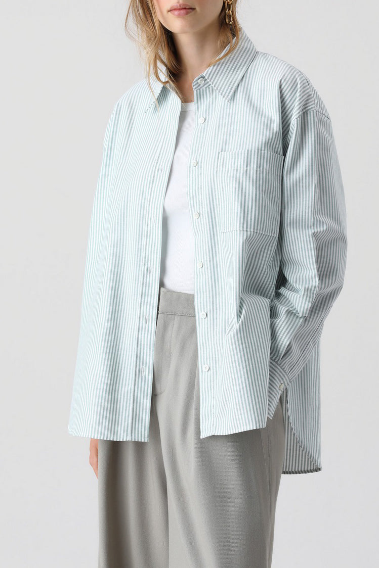 Chemise Surdimensionnée - Green Patina - Femme
