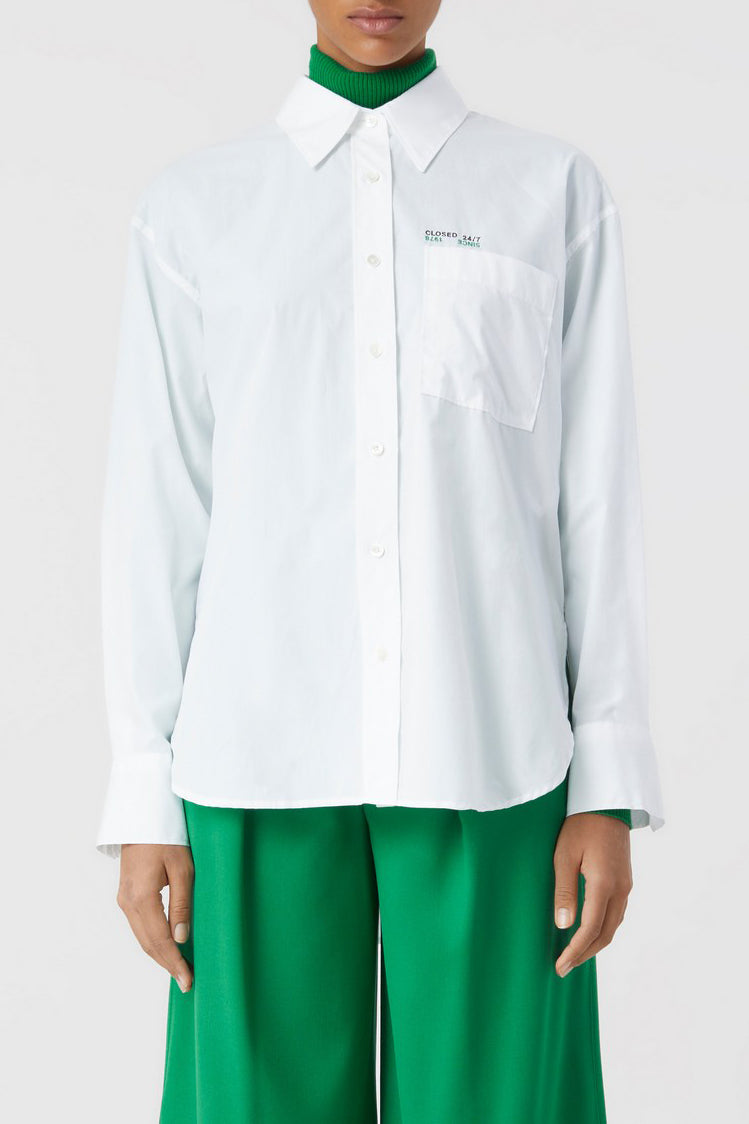 Chemise Surdimensionnée - White - Femme