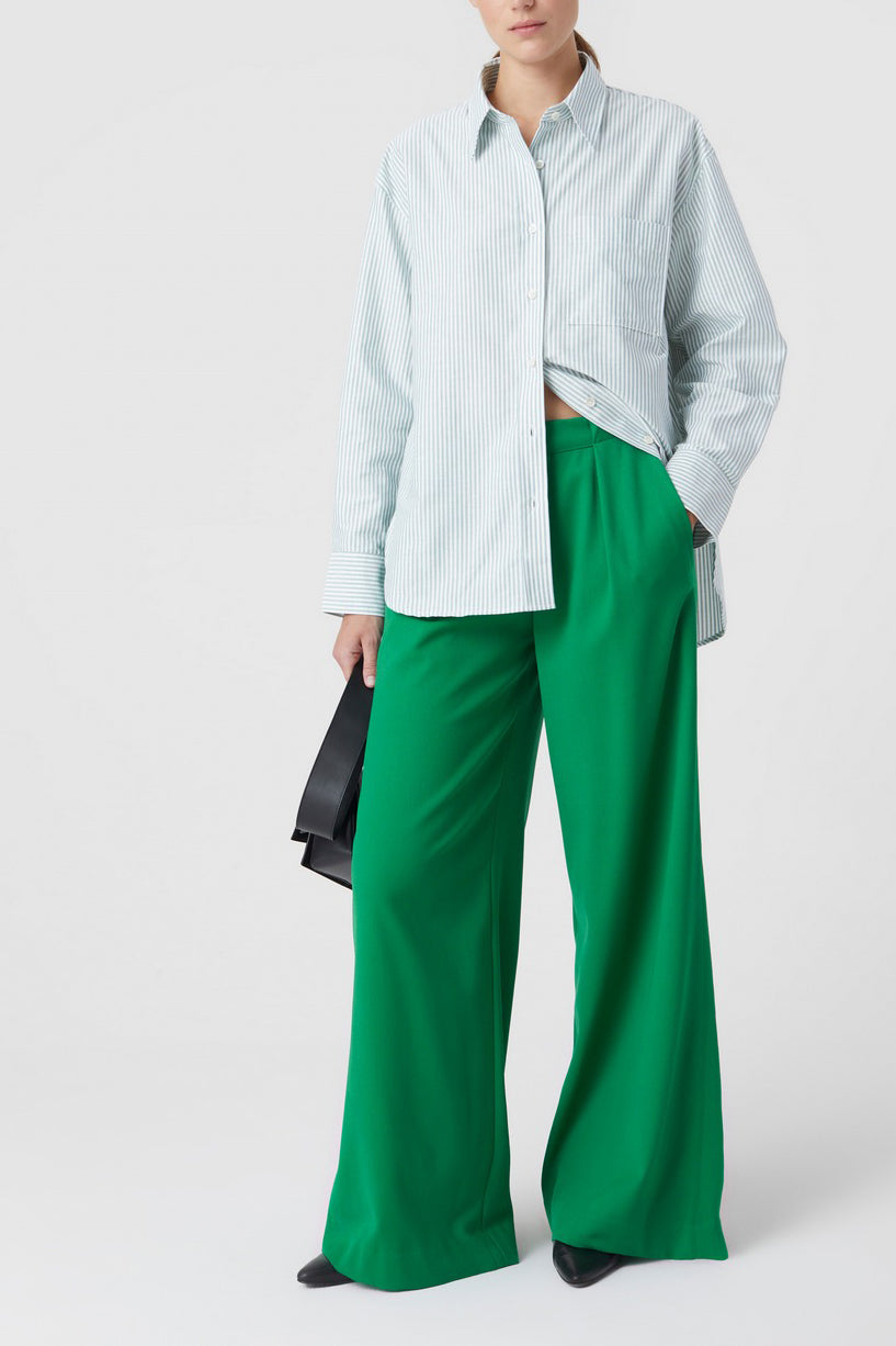 Chemise Surdimensionnée - Green Patina - Femme