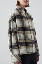Surchemise À Fermeture Éclair - Brown Marble - Femme