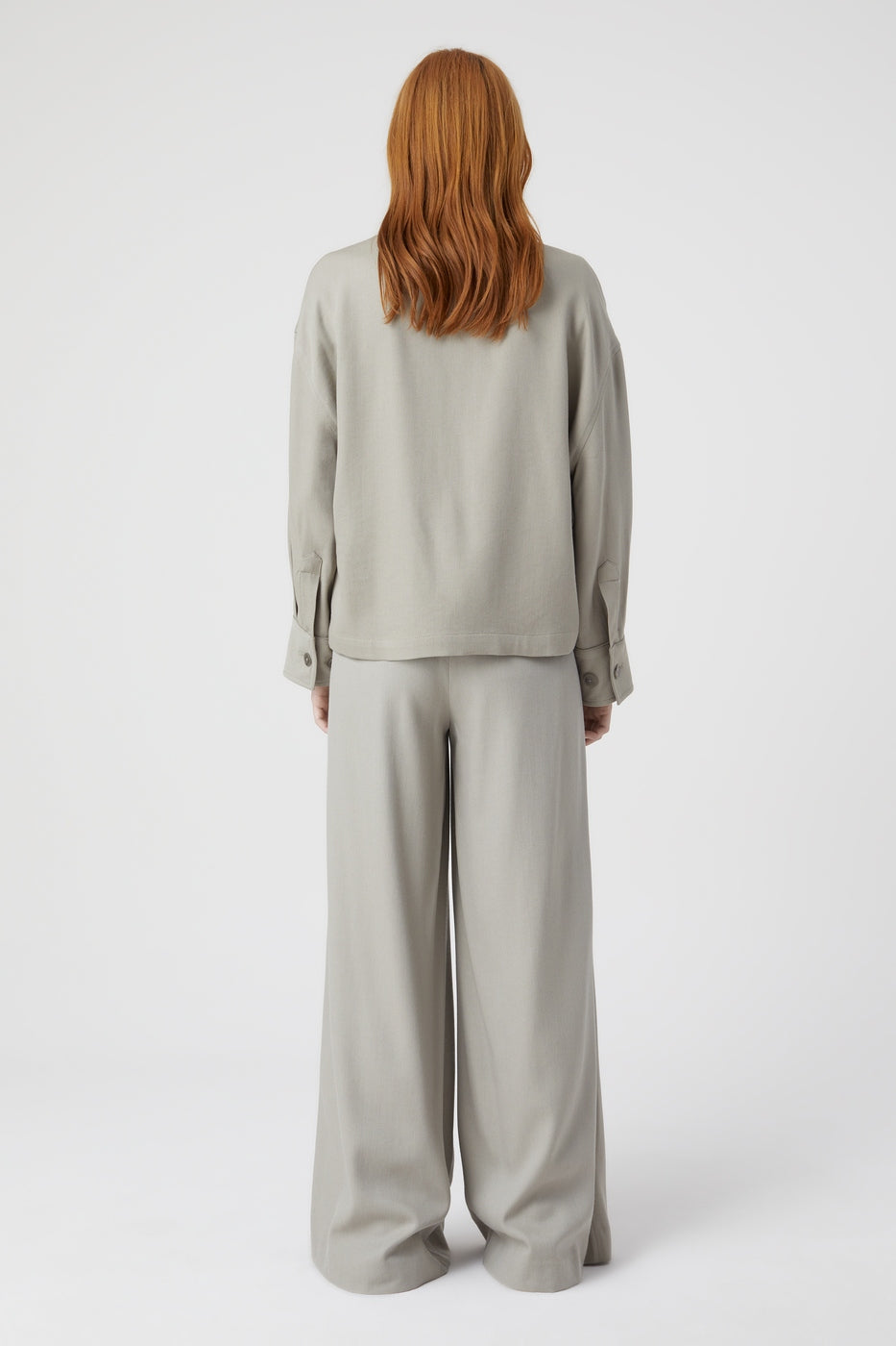 Surchemise À Fermeture Éclair - Grey Marble - Femme