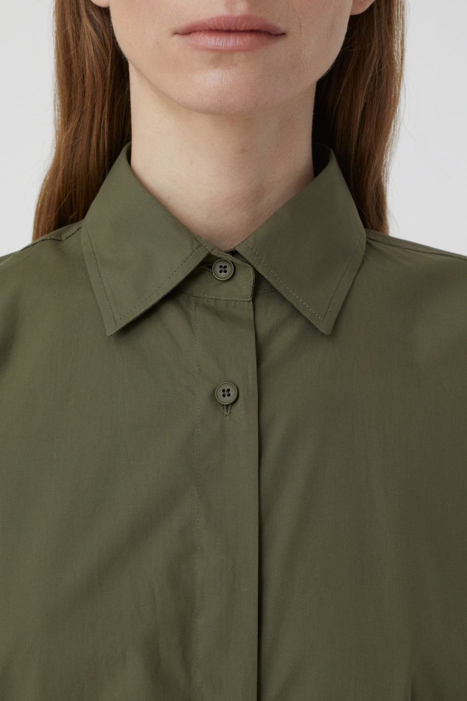 Chemise Dos Ouvert - Industrial Green - Femme