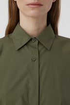 Chemise Dos Ouvert - Industrial Green - Femme