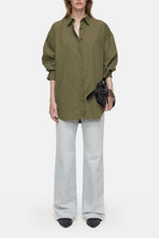 Chemise Dos Ouvert - Industrial Green - Femme