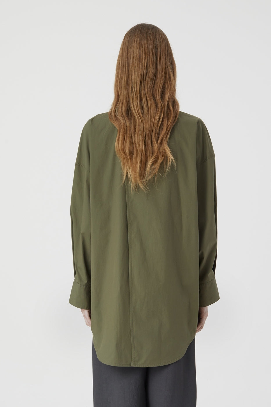 Chemise Dos Ouvert - Industrial Green - Femme