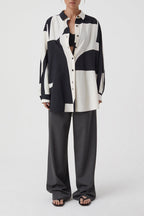 Chemise À Manche Longues - Black - Femme
