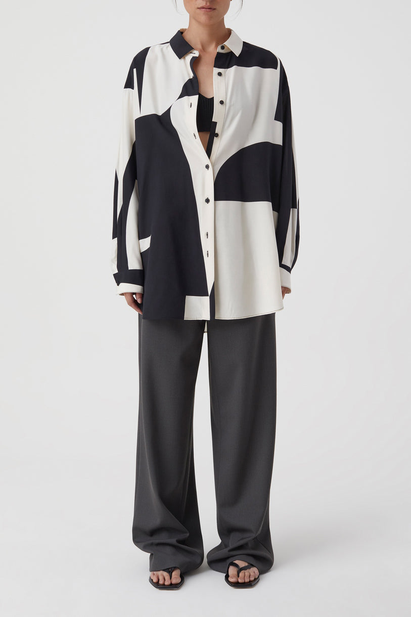 Chemise À Manche Longues - Black - Femme