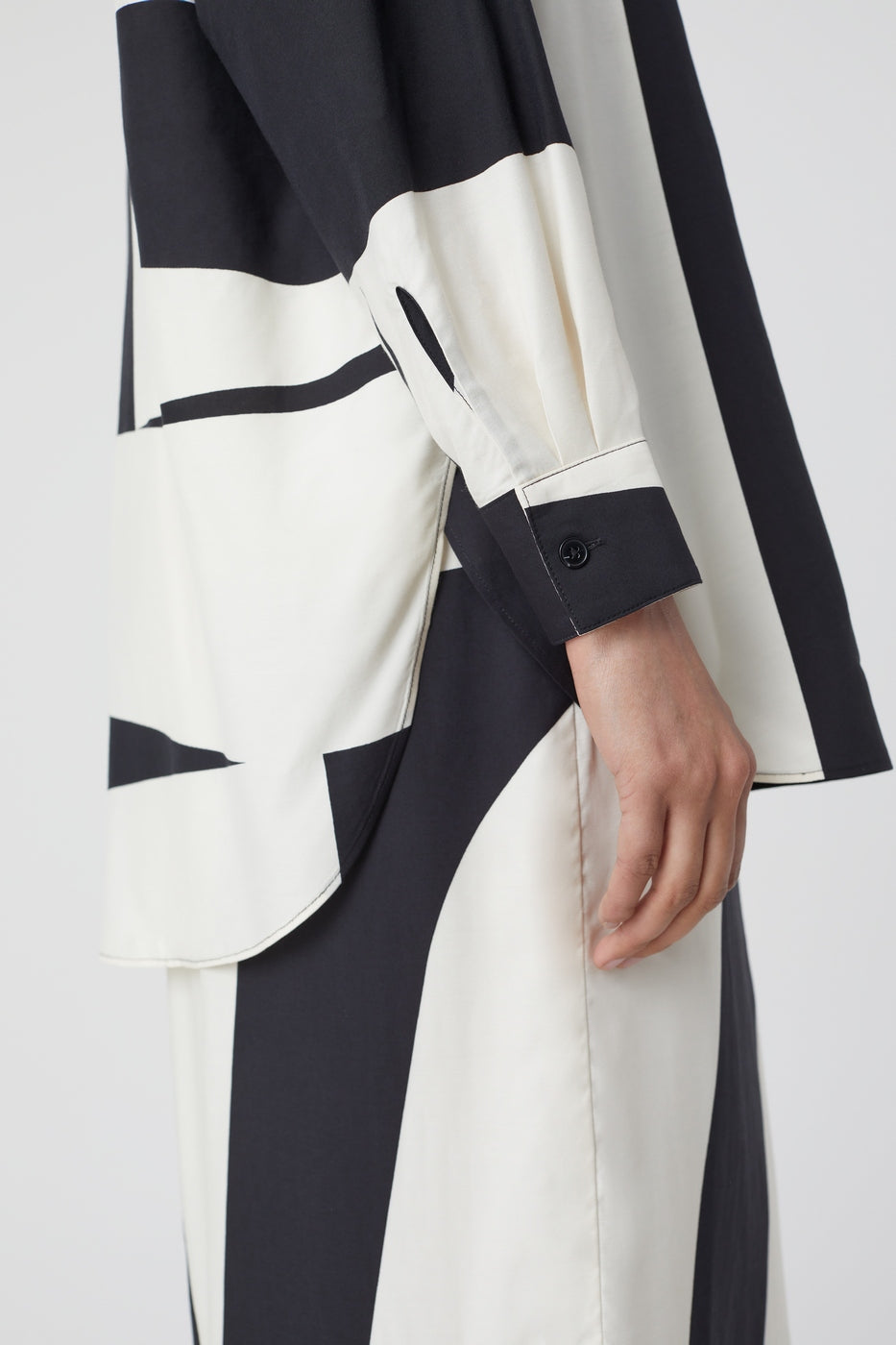Chemise À Manche Longues - Black - Femme