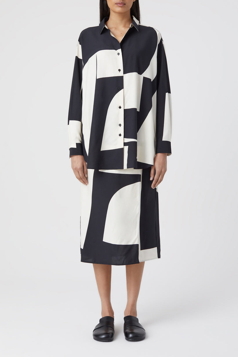 Chemise À Manche Longues - Black - Femme
