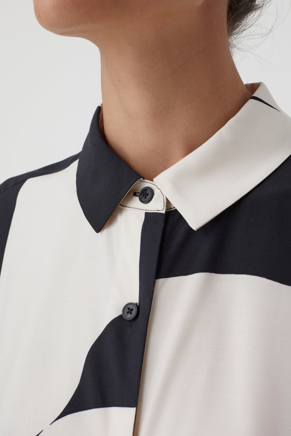 Chemise À Manche Longues - Black - Femme