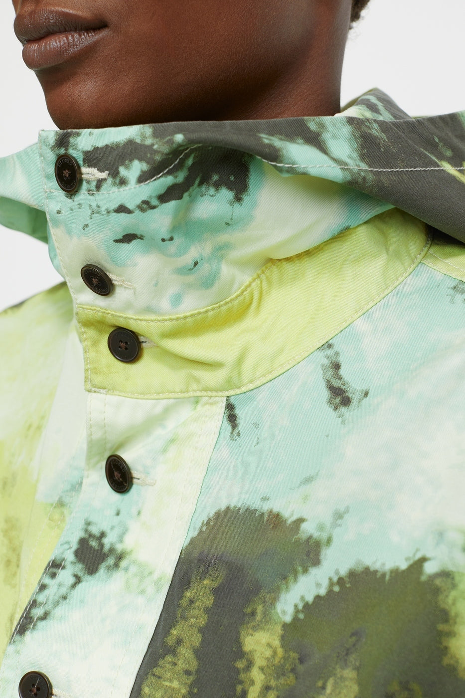 Sweat À Capuche À Demi-Boutons - Primary Yellow - Femme