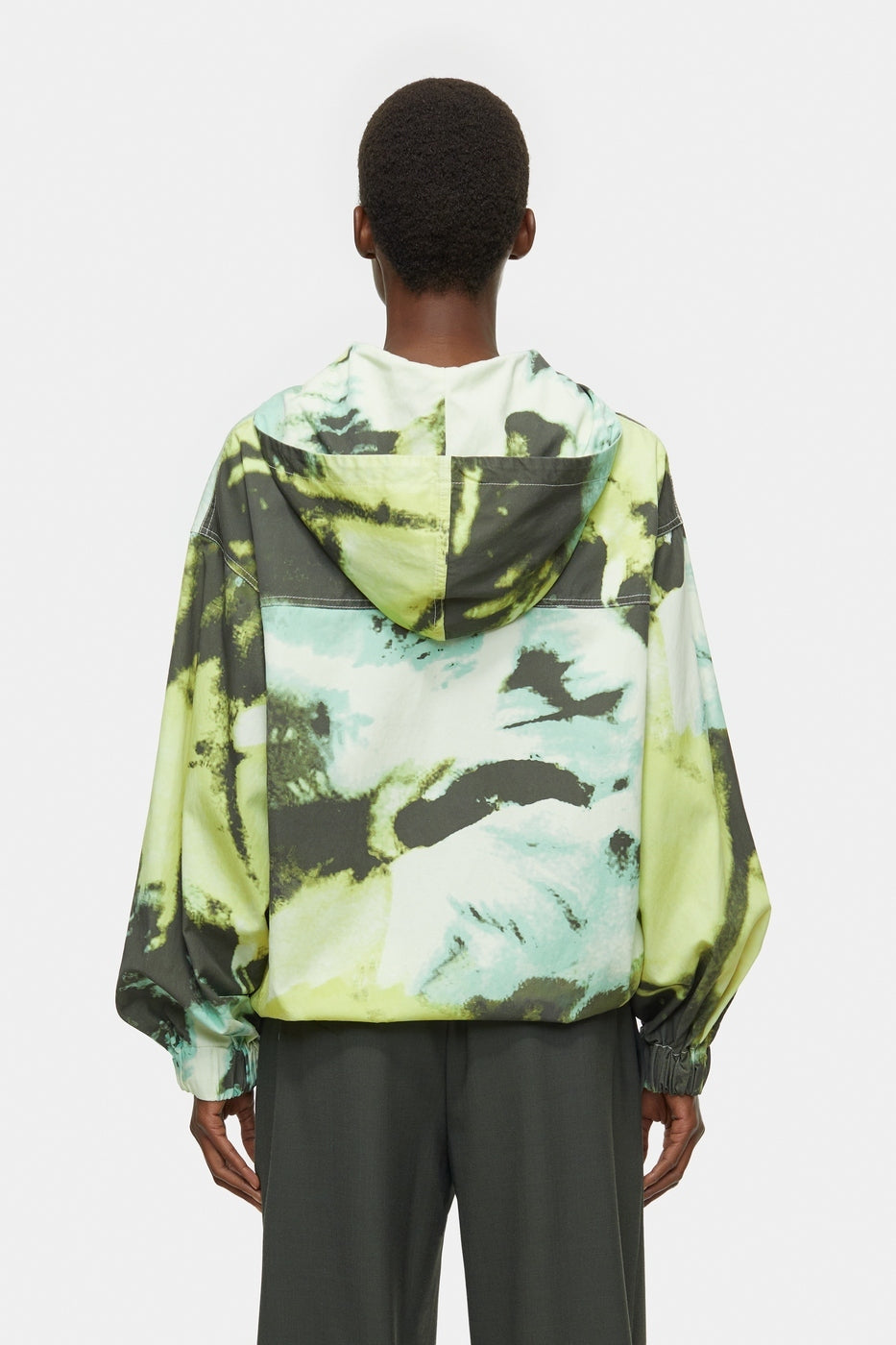 Sweat À Capuche À Demi-Boutons - Primary Yellow - Femme
