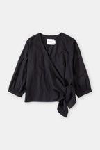 Haut Enveloppé - Black - Femme