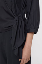 Haut Enveloppé - Black - Femme