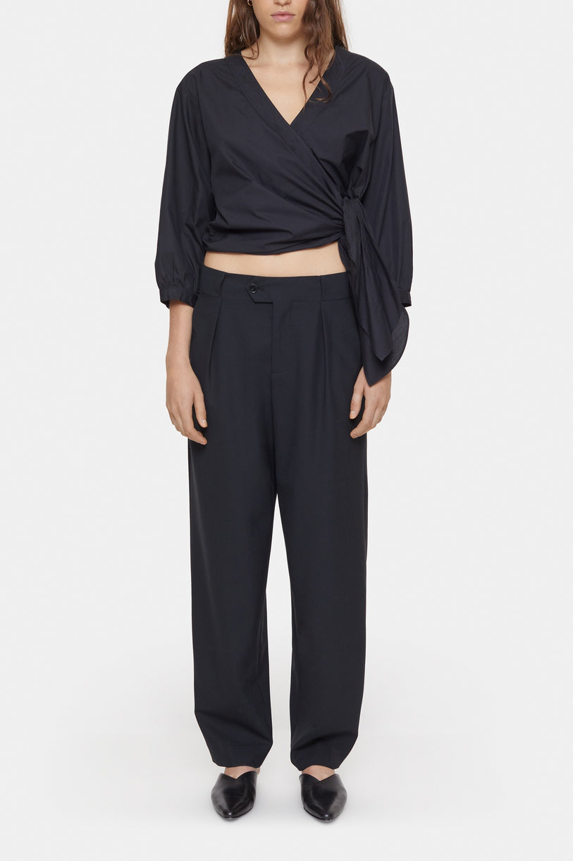 Haut Enveloppé - Black - Femme