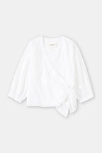Haut Enveloppé - White - Femme