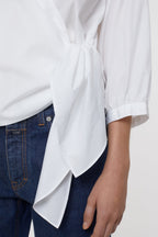 Haut Enveloppé - White - Femme