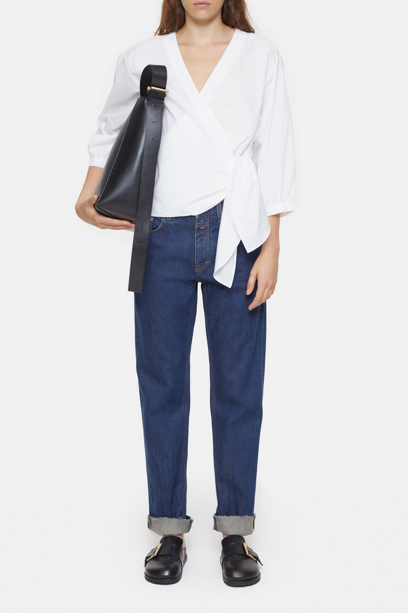 Haut Enveloppé - White - Femme