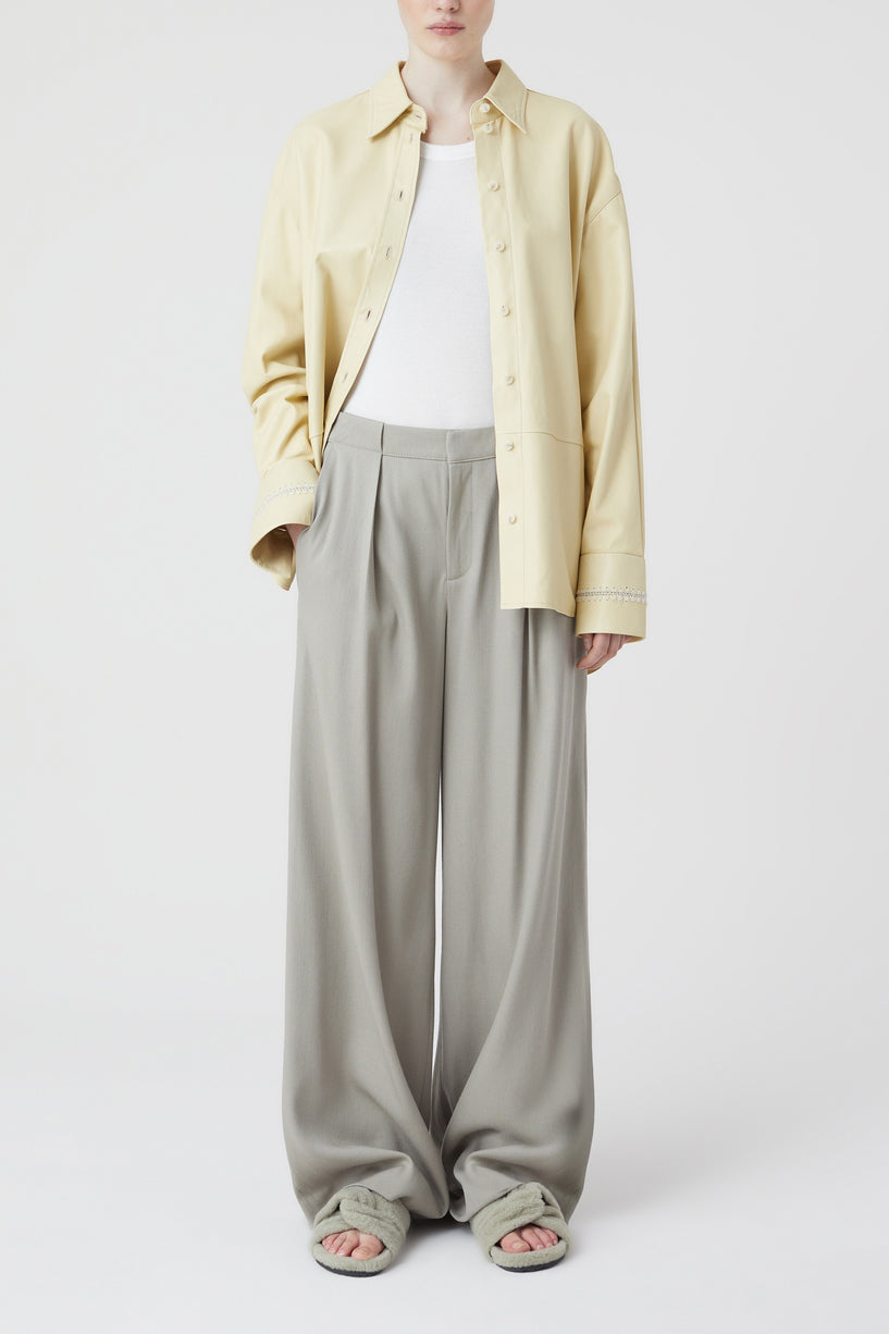 Chemise À Poignets Doubles - Elderflower - Femme
