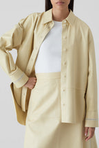 Chemise À Poignets Doubles - Elderflower - Femme