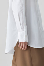 Chemise Avec Détail De Page De Couture - White - Femme