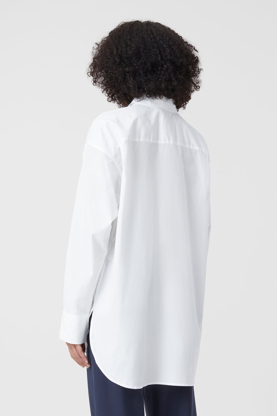 Chemise Avec Détail De Page De Couture - White - Femme