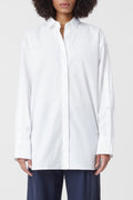 Chemise Avec Détail De Page De Couture - White - Femme
