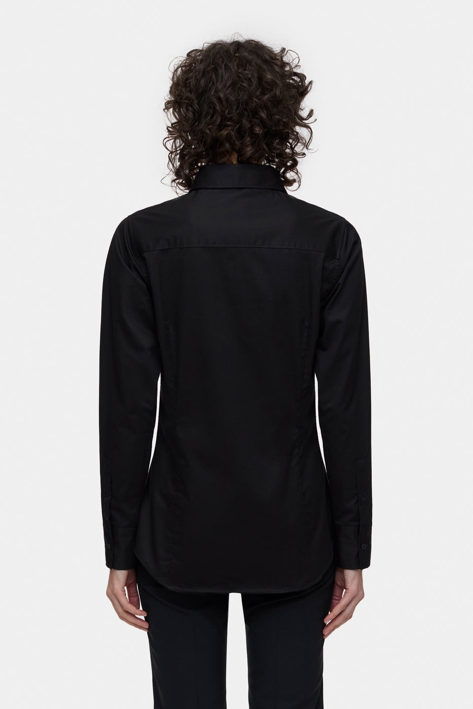 Chemise À La Taille - Black - Femme