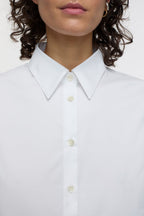 Chemise À La Taille - White - Femme