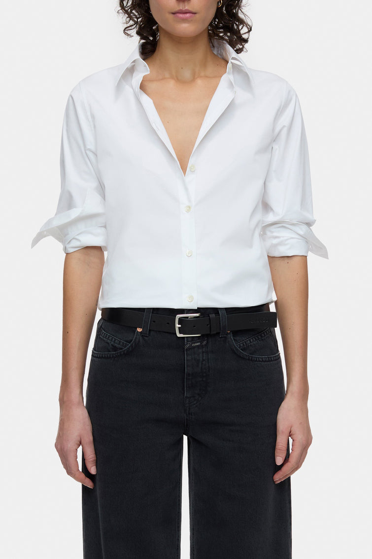 Chemise À La Taille - White - Femme