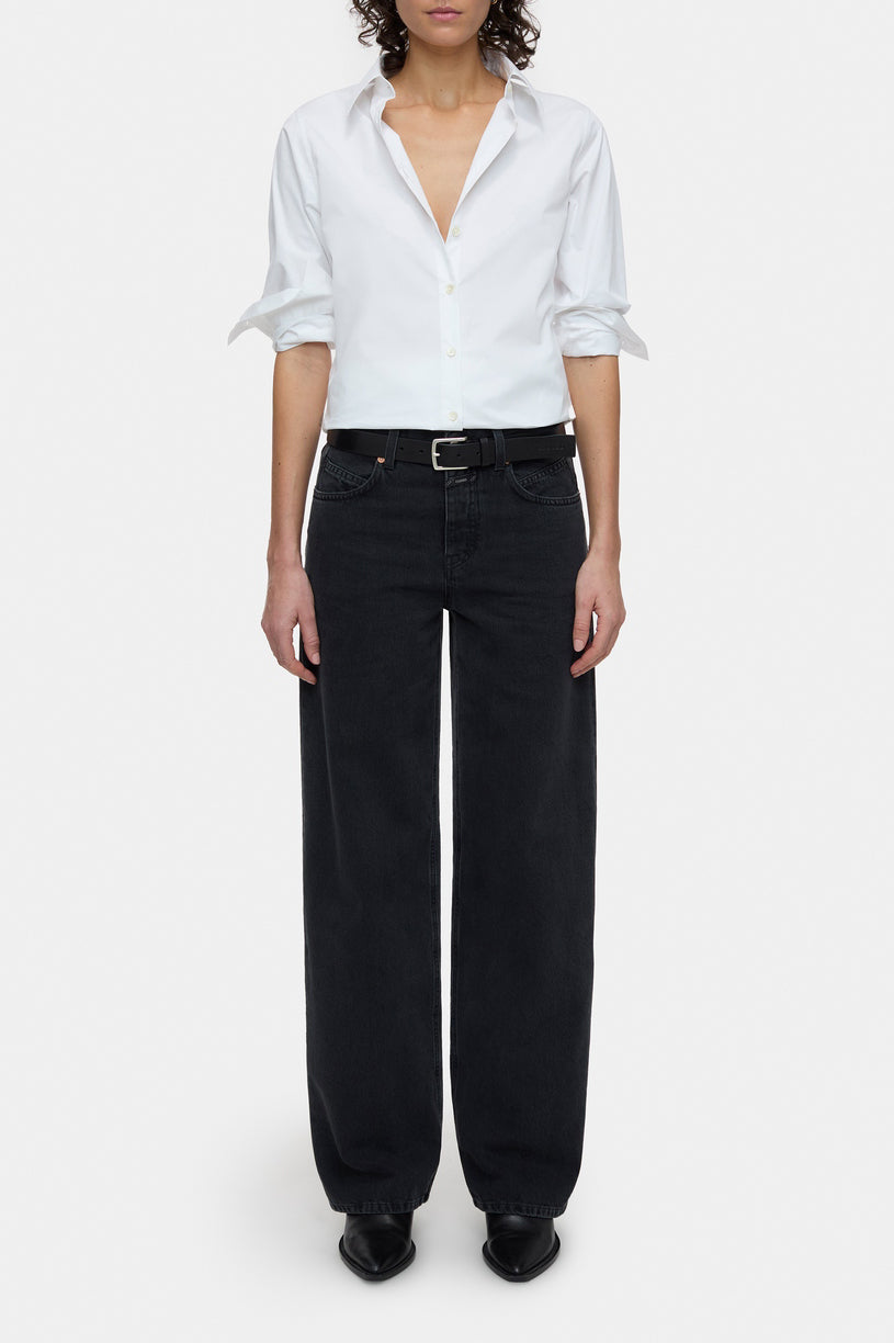 Chemise À La Taille - White - Femme