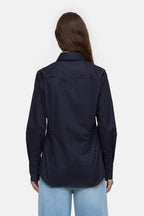 Chemise À La Taille - Dark Night - Femme