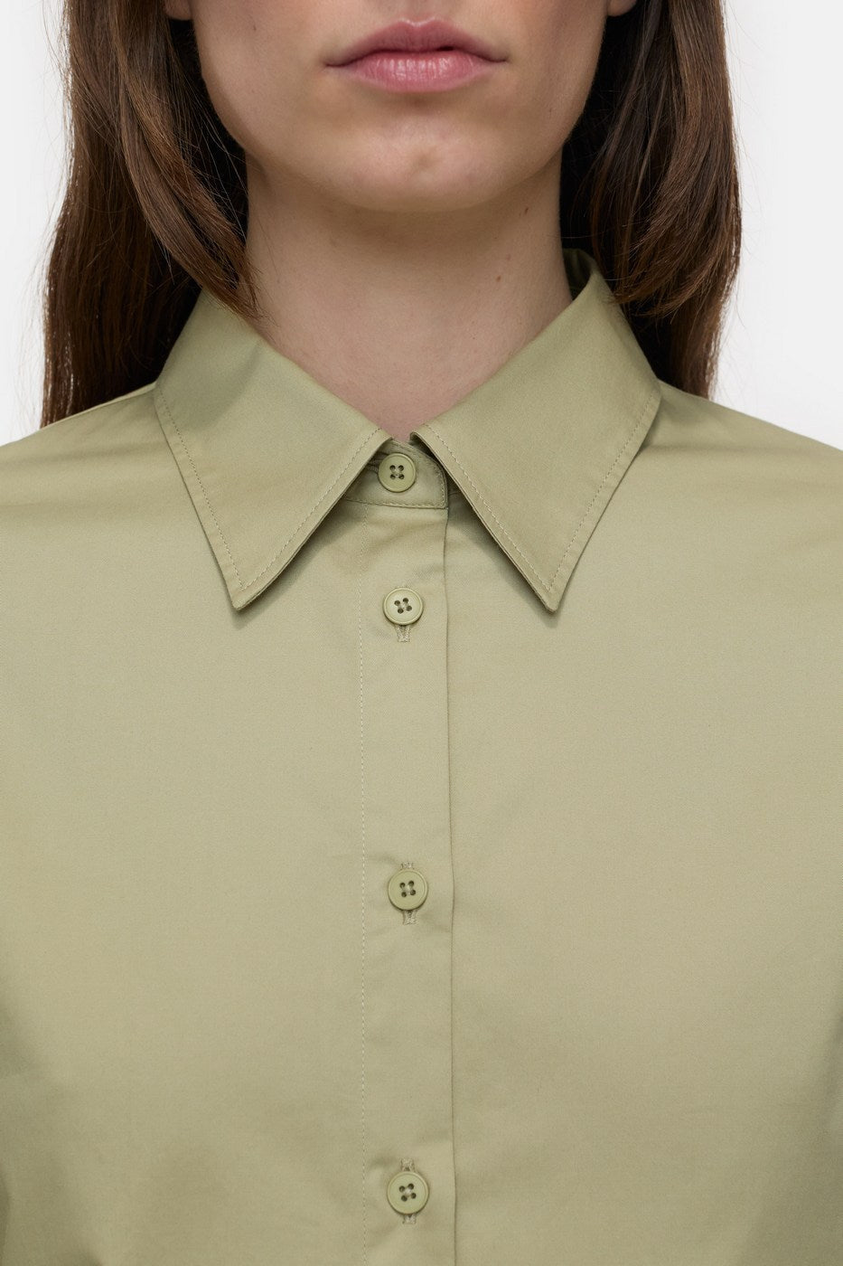 Chemise À La Taille - Sage Tea - Femme