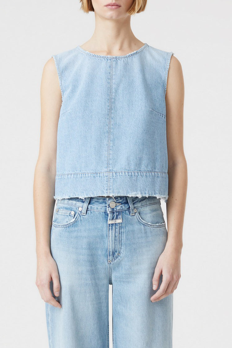 Haut Croquant - Light Blue - Femme