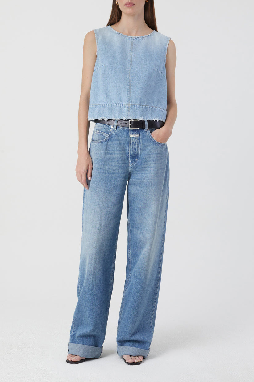 Haut Croquant - Light Blue - Femme