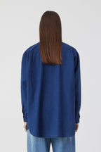 Chemise Basique - Dark Blue - Femme