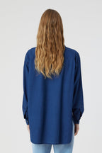 Chemise Basique - Dark Blue - Femme